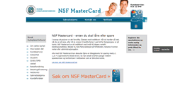 Desktop Screenshot of nsfmastercard.no